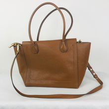 Load image into Gallery viewer, Michael Kors Womens Pebbled Leather Tote Bag | Brown