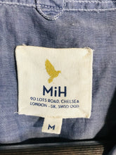 Load image into Gallery viewer, M.i.H Jeans Women's Button-Up Shirt | M UK10-12 | Blue