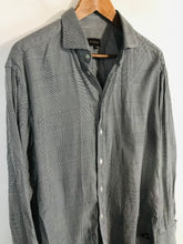 Load image into Gallery viewer, Mulberry Men's Cotton Houndstooth Button-Up Shirt | UK16 | Multicoloured