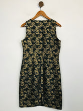 Load image into Gallery viewer, Boden Limited Edition Women's Metallic Beaded Sheath Dress | UK12 | Brown