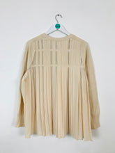 Load image into Gallery viewer, Cos Womens Pleated Cardigan | UK8 | Pink