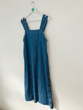 Load image into Gallery viewer, Anthropologie Women’s Seen Worn Kept Denim Maxi Dress NWT | UK12 | Blue