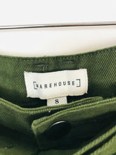 Load image into Gallery viewer, Warehouse Womens High Waisted Utility Jeans Trousers | UK8 | Khaki Green