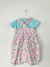 Load image into Gallery viewer, Joules Kids Polka Dot Playsuit Jumpsuit | 18-24 months | Multicoloured