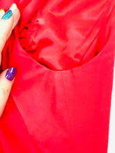 Load image into Gallery viewer, Ted Baker Women's Ruffle Neck Sheath Dress | 4 UK14 | Red