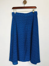 Load image into Gallery viewer, Øst Oest London Women's Polka Dot A-Line Skirt | M UK10-12 | Blue