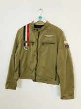 Load image into Gallery viewer, Aston Martin By Hackett Men’s Biker Racing Jacket | S | Green