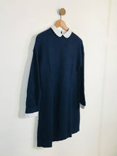Load image into Gallery viewer, Hobbs Women's Knitted Jumper Shift Dress | UK12 | Blue