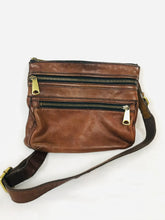 Load image into Gallery viewer, Fossil Women’s Leather Crossbody Bag | Brown