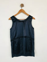 Load image into Gallery viewer, Vera Wang Women's Silk Embroidered Tank Top | US4 UK8 | Blue