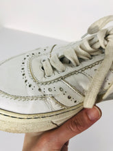Load image into Gallery viewer, Claude Pierlot Women's Leather Platform Trainers | EU39 UK6 | White