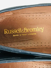 Load image into Gallery viewer, Russell & Bromley Women's Leather Loafer Flats Shoes | EU39.5 UK6.5 | Blue