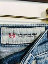 Load image into Gallery viewer, Adriano Goldschmied Women's Crop Distressed Skinny Jeans | W29 UK10-12 | Blue