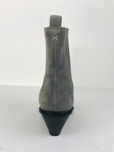 Load image into Gallery viewer, Jigsaw Women's Suede Heeled Boots | EU37 UK4 | Grey