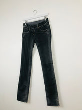 Load image into Gallery viewer, High Use by Claire Campbell Womens Straight-Leg Jeans | IT42 UK10 W28 L33 | Washed Black