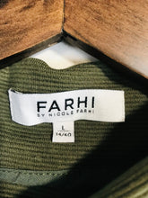 Load image into Gallery viewer, Farhi Women's High Neck Ribbed T-Shirt | L UK14 | Green