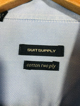 Load image into Gallery viewer, Suitsupply Men's Smart Button-Up Shirt | 16 | Blue