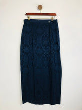 Load image into Gallery viewer, Monsoon Women's Silk Wrap Maxi Skirt | UK14 | Blue