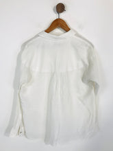 Load image into Gallery viewer, Mint Velvet Women's Cotton Ribbed Blouse | UK10 | White