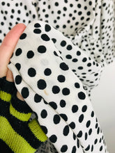 Load image into Gallery viewer, Zara Women's Polka Dot Gathered Maxi Dress | M UK10-12 | White