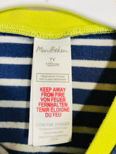 Load image into Gallery viewer, Mini Boden Kid's Striped T-Shirt | 7 years | Blue