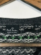 Load image into Gallery viewer, Paul Smith Men's Cashmere Merino Jumper | L | Grey