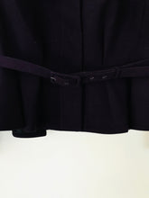 Load image into Gallery viewer, LK Bennett Women's Peplum Blazer Jacket | UK14 | Purple
