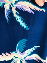 Load image into Gallery viewer, Nicce Women's Tropical Print Shift Mini Dress | S UK8 | Blue