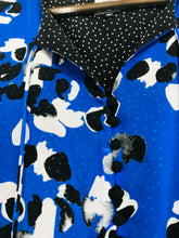 Load image into Gallery viewer, Cabi Women's Floral A-Line Dress | XS UK6-8 | Blue