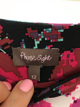 Load image into Gallery viewer, Phase Eight Women’s Floral Print Pleated Mini Skirt | UK12 | Black