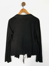 Load image into Gallery viewer, Kew Women's Cotton Embroidered Cardigan | S UK8 | Brown