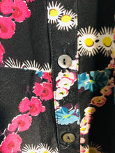 Load image into Gallery viewer, Brora Women's Silk Floral Shirt Dress | UK8 | Black