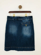 Load image into Gallery viewer, Joules Women’s Button-Up Denim Skirt | UK10 | Blue