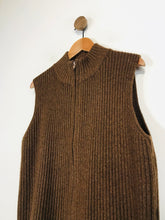 Load image into Gallery viewer, Selective Women's Merino Knit Vest | UK14 | Brown