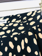 Load image into Gallery viewer, Whistles Women's Polka Dot Wide Leg Smart Trousers | UK14 | Black