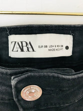 Load image into Gallery viewer, Zara Women's High Waisted Flare Jeans | UK10 | Black