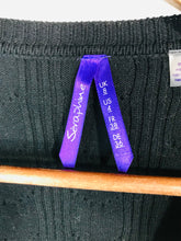 Load image into Gallery viewer, Seraphine Women's Cotton Knit Mini Dress | UK8 | Black