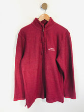 Load image into Gallery viewer, Weird Fish Men's Cotton Zip Jumper | S | Red