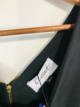 Load image into Gallery viewer, Closet Women's Floral Striped A-Line Dress NWT | UK8 | Blue