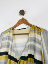 Load image into Gallery viewer, Zara Women's Striped Wrap Blouse | L UK14 | Multicoloured