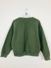 Load image into Gallery viewer, Everlane Womens Recycled Fleece Sweatshirt | UK12 | Green