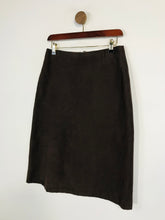 Load image into Gallery viewer, Fenn Wright Manson Women's Faux Suede Pencil Skirt | UK10 | Brown