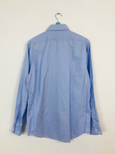 Load image into Gallery viewer, John Francomb T.M.Lewin Men’s Fitted Shirt | 16.5 42-91 36 | Blue