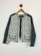 Load image into Gallery viewer, M&S Women's Boho Lulu Kennedy Indigo Blazer Jacket | UK18 | Multicoloured