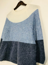 Load image into Gallery viewer, White Stuff Women's Striped Alpaca Jumper | UK10 | Blue