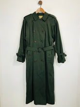 Load image into Gallery viewer, Burberry Women's Vintage Burberrys’ Long Trench Coat | UK16 | Green