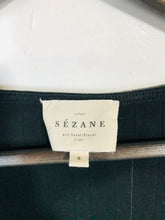 Load image into Gallery viewer, Sezane Women's Striped T-Shirt | S UK8 | Black