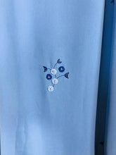 Load image into Gallery viewer, Jacques Vert Women's Floral Embroidered Maxi Skirt | UK10 | Blue