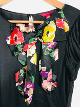 Load image into Gallery viewer, Ted Baker Women's Floral Ruched T-Shirt | 2 | Black