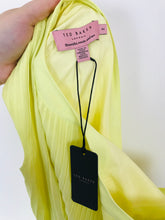 Load image into Gallery viewer, Ted Baker Women's Pleated A-Line Dress NWT | 2 UK10 | Yellow